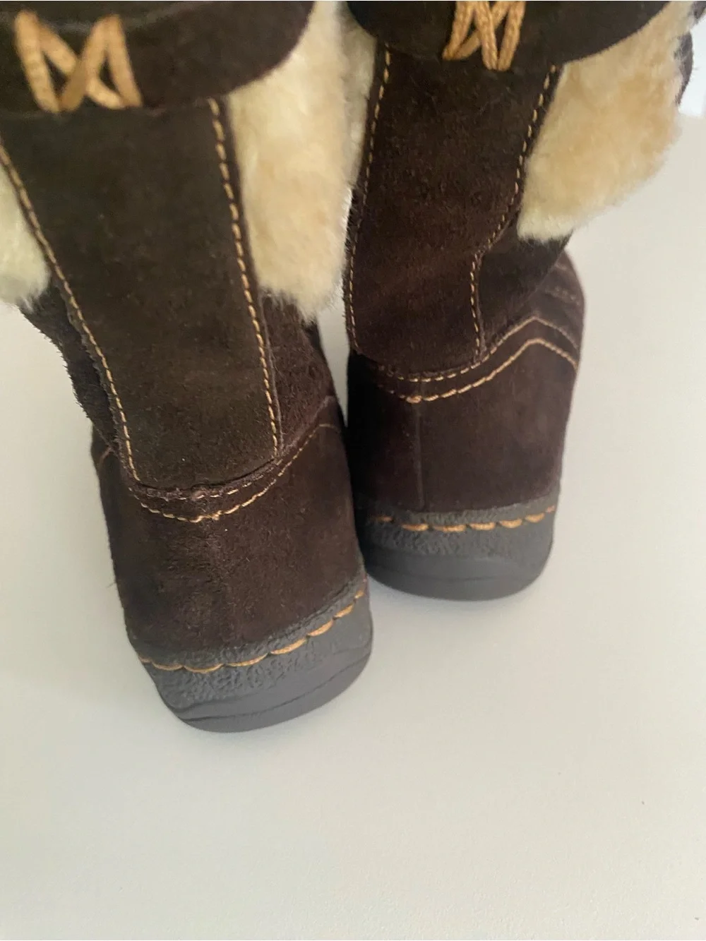 St.John’s Bay Brown Suede Winter Boots NWOT